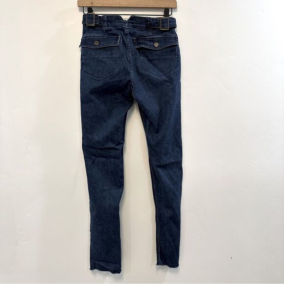 PILCRO dark wash denim trouser slant pockets - Picture 4 of 8